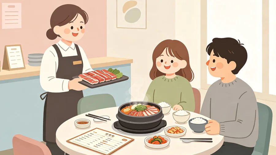 轻松学韩语:餐厅点餐