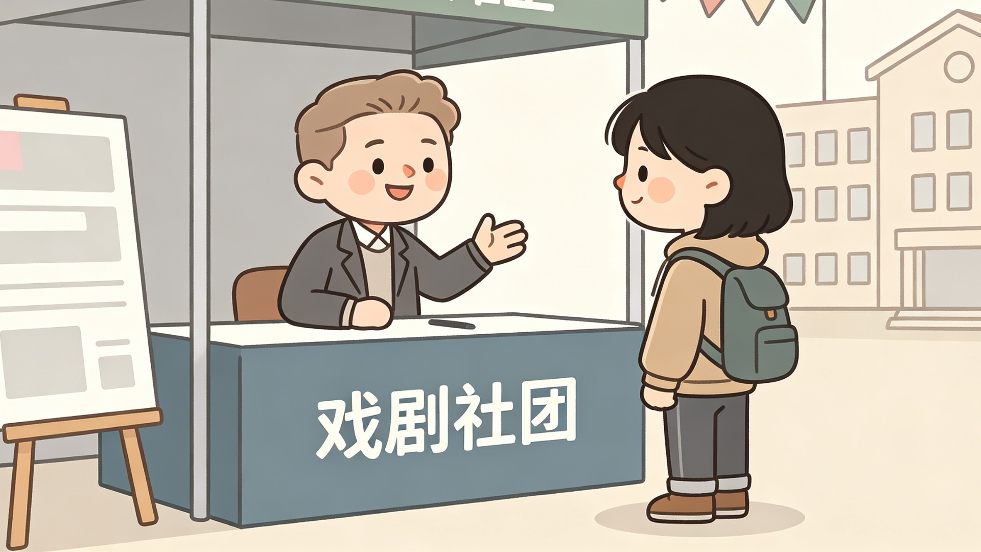 加入大学戏剧社